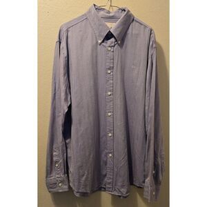 Men's MICHAEL KORS‎ XL Purple 100% Cotton Long Sleeve Dress Shirt